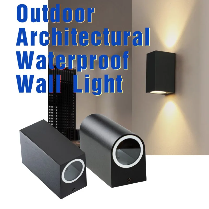 Wholesale Customized exterior wall lighting Garden Sconce Modern Porch Villa Balcony Waterproof LED outdoor lights wall mounted