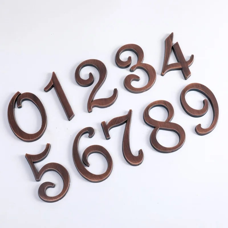 3D  DIY Alphabet Emblem Car Stickers  Letters Numbers Logo Stickers Automobiles Car Accessories Stickers Decoration