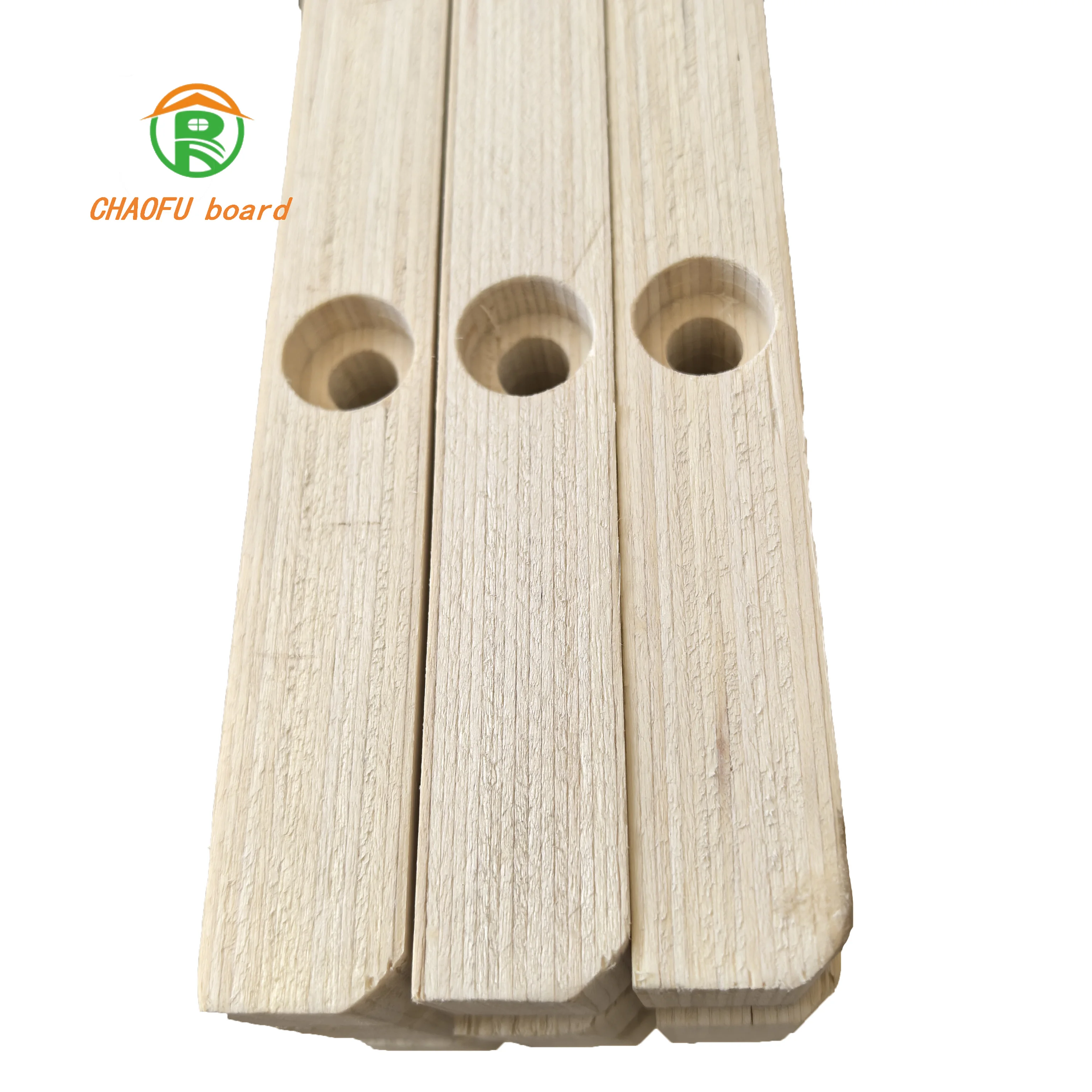 international certificate poplar wood board punch holes  slot chamfer customization deep processing high grade furniture