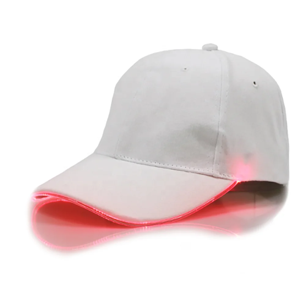Sell well white pride led light baseball cap