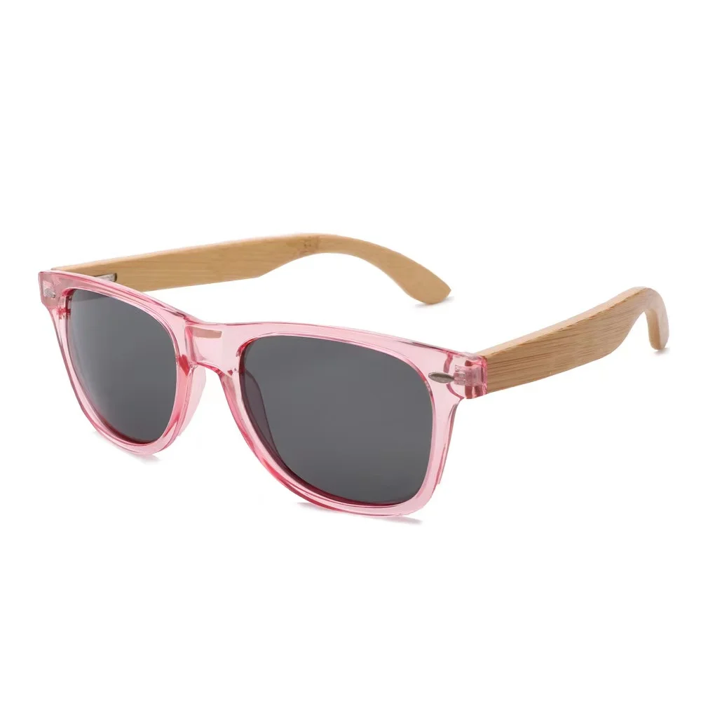 2023 New Bamboo and Wood Glasses Frame Polarizing Sunglasses Transparent Fashion unisex Sunglasses