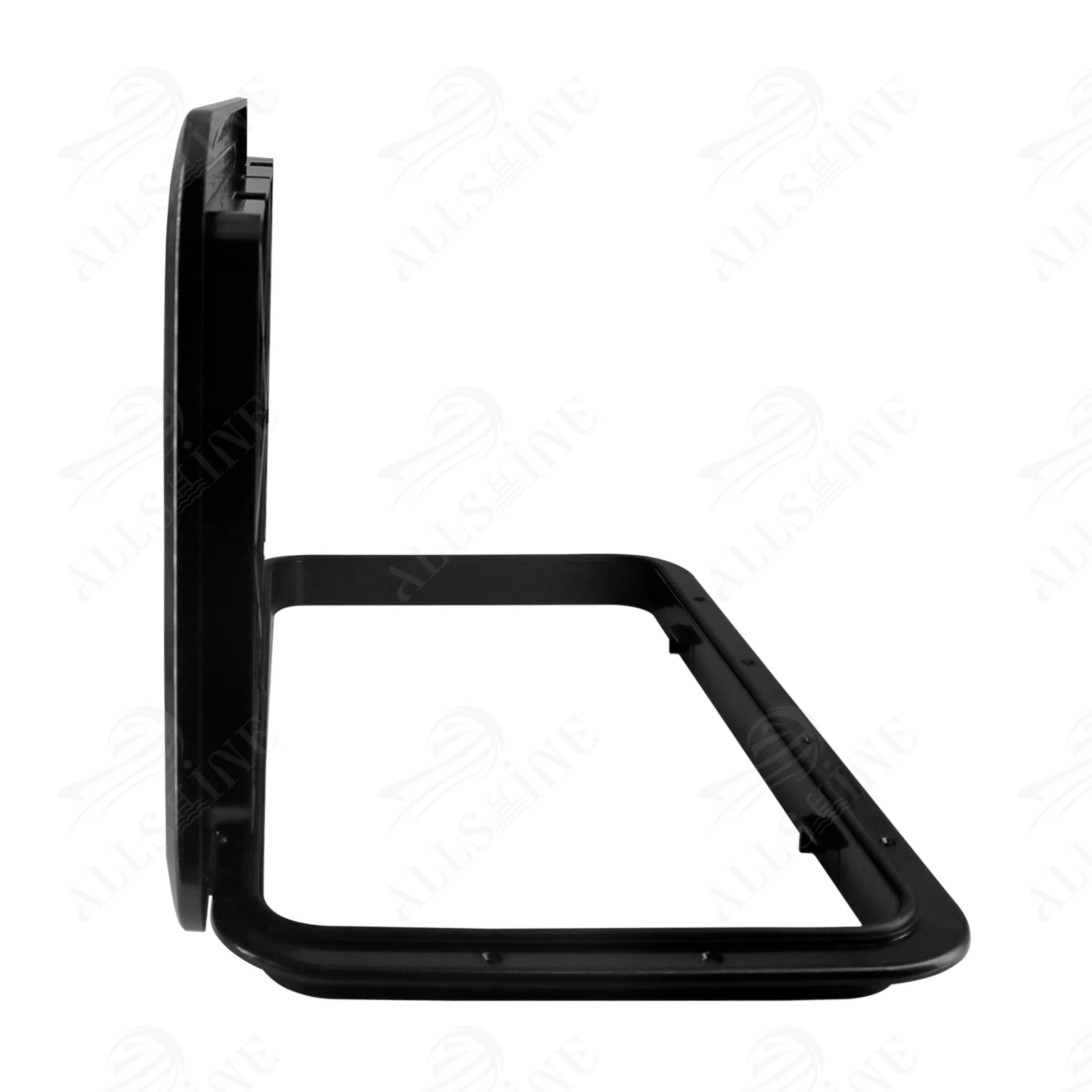 Allshine Marine Boat parts Hatch Deck Plate small Black Square hatch cover for Marine Boat