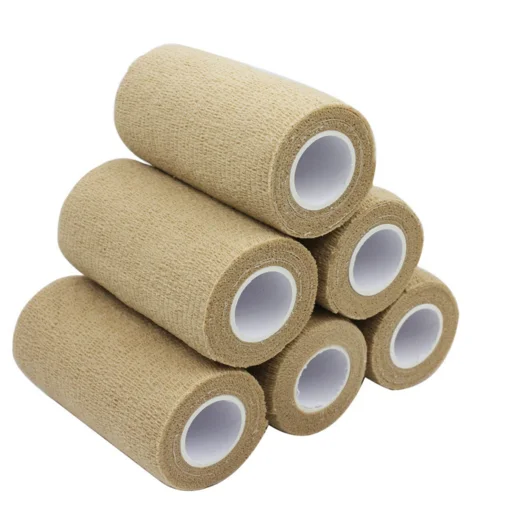 
Top Quality No Smell Cohesive 1 Inch Self Adhesive Bandage Wrap For Dogs 