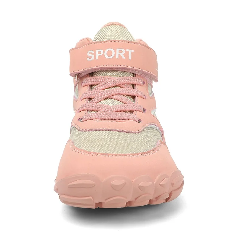 New fashion trend velcro ergonomic children shoes toddler leisure sports barefoot shoes non-slip soft sole spring autumn shoes