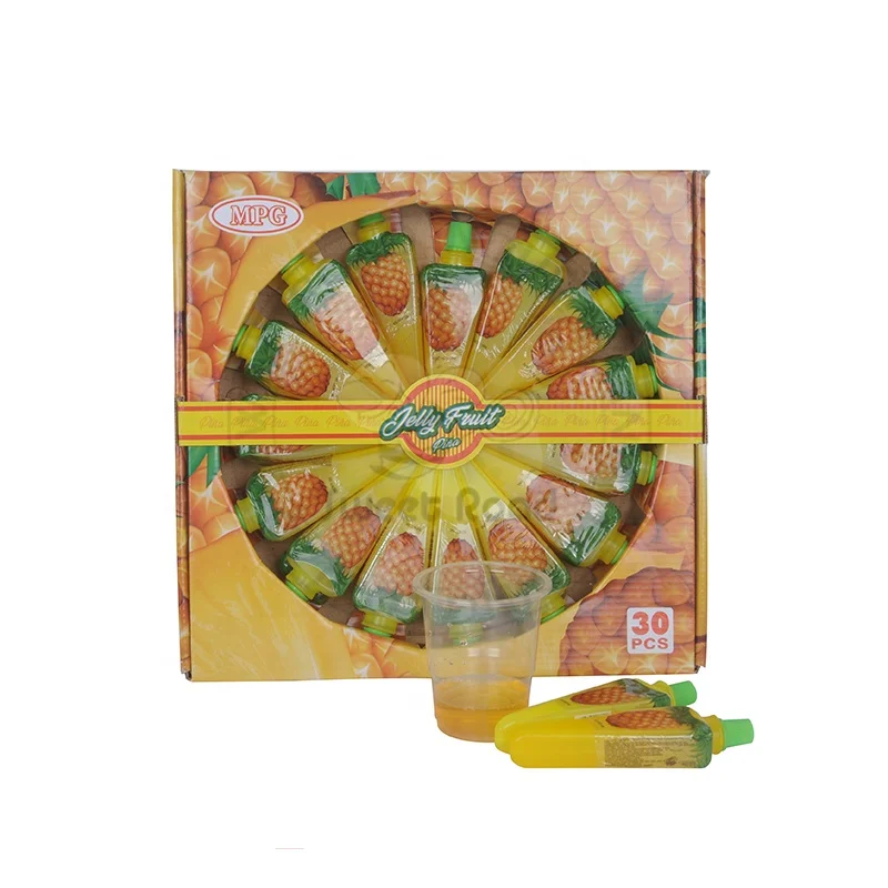Halal Sweets Pineapple Fruity Pizza Jelly Pudding Candy