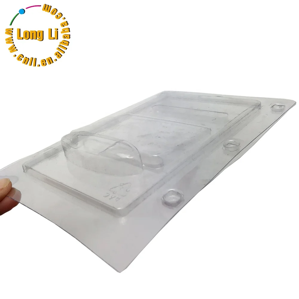 Customized transparent clear pvc blister plastic clamshell packaging