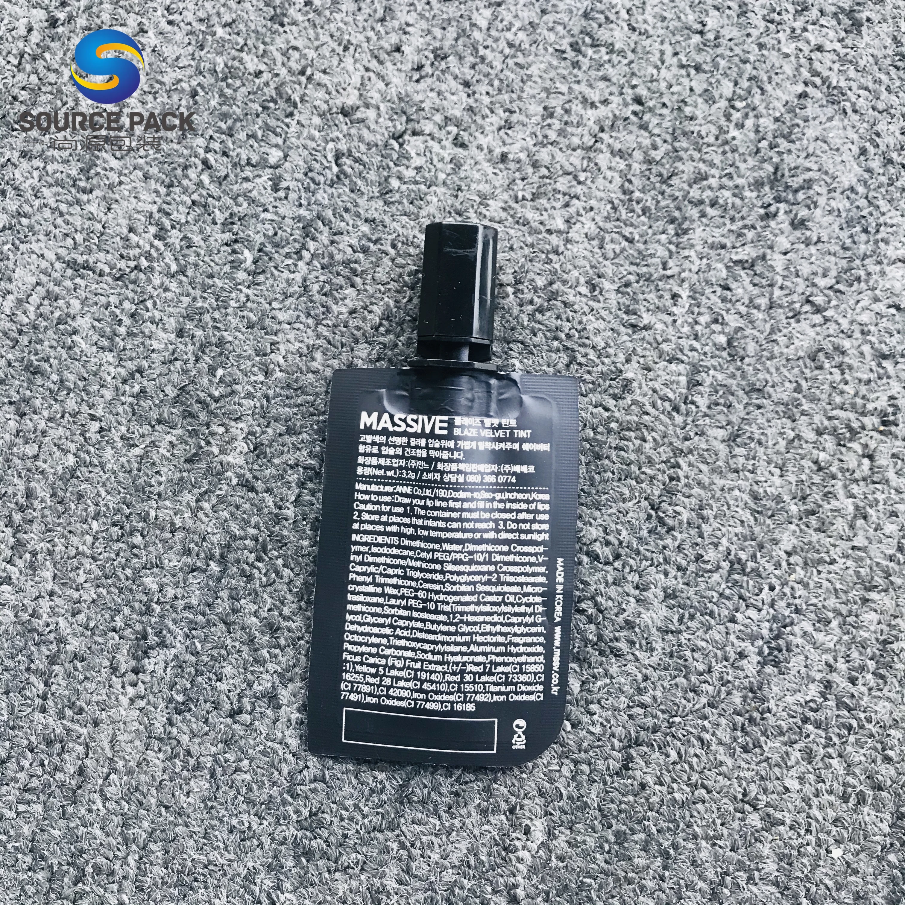 Gelatin bag spout pouch makeup flour packaging bag recycled bag