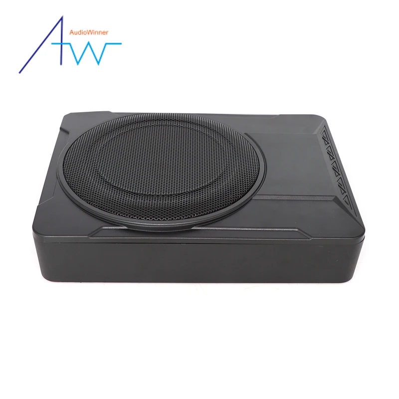 Factory wholesale speakers car amplifiers10 inch  mini underseat active auto subwoofers in car with box