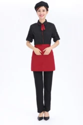 Long and Short Sleeve Restaurant Chef Kitchen Uniform Waiter Uniform Fabric Designs Chef Uniform