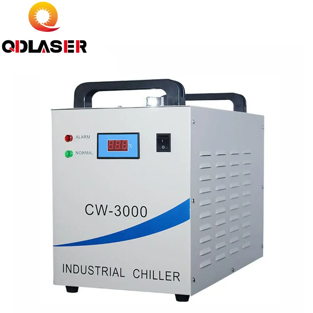 QDLASER CW-3000AG СО2 лазерный охладитель воды для охлаждения одной лазерной трубки 80 Вт