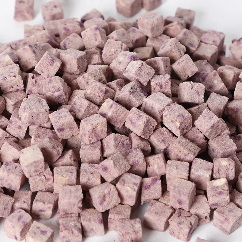 Hunan peto OEM pet food freeze-dried snacks freeze-dried chicken purple potato pet food wholesale price high protein low fat