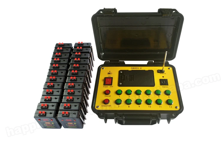 24 cues 500M long distance wireless remote control Fireworks Firing System
