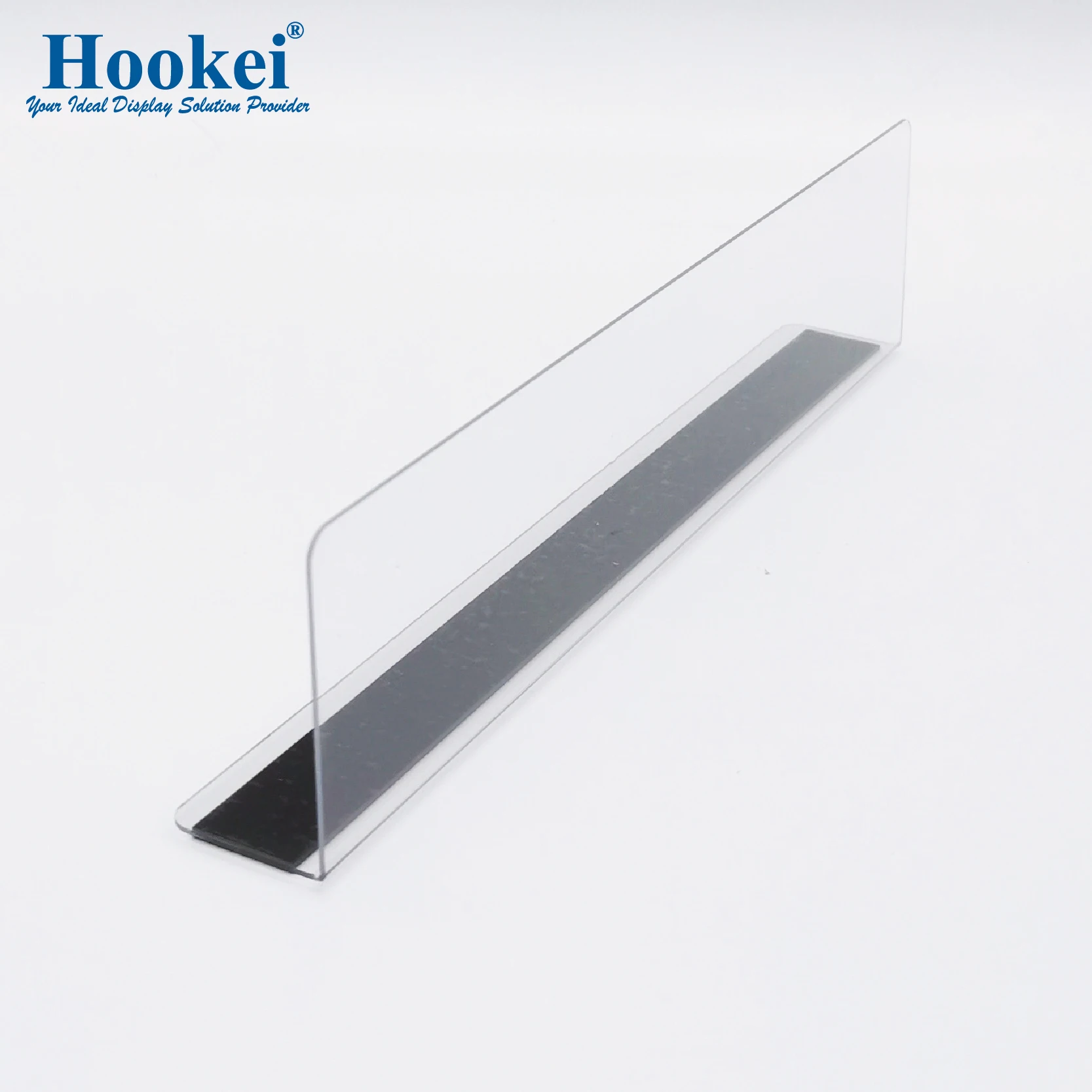 Hgh Quality Customized Clear PVC Shelf Dividers L Shape Supermarket Commodity Divider for Retail Stores