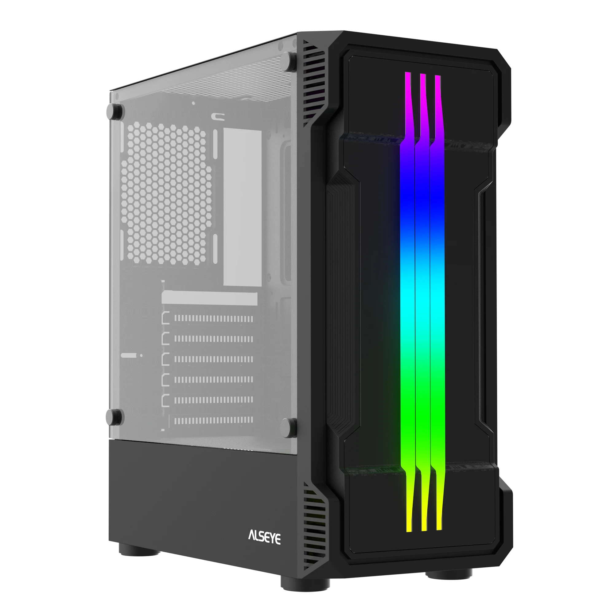 ALSEYE Gamer Case cpu cabinet Computer Casing Gaming Pc Support Custom Logo Computer cases&towers