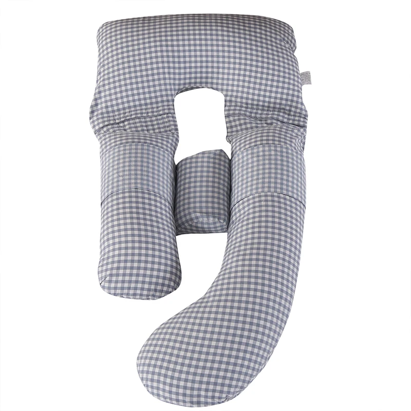 High Thread Counts Pregnancy Pillow Mother Skin Friendly Sleep Hug Pillow, Body Support Maternity Wedge Pillow