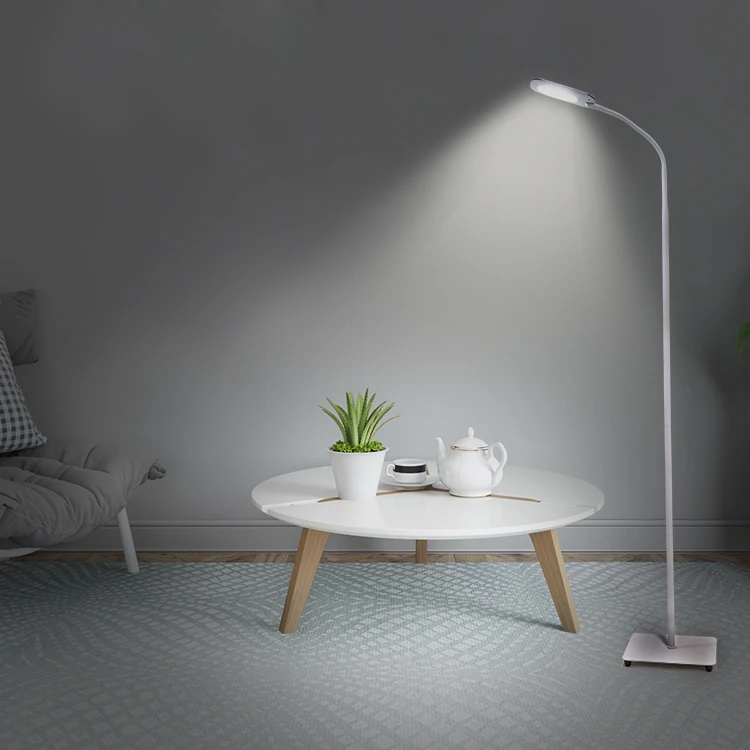 modern LED brightness floor reading lamp 3 way dimmer light lamp