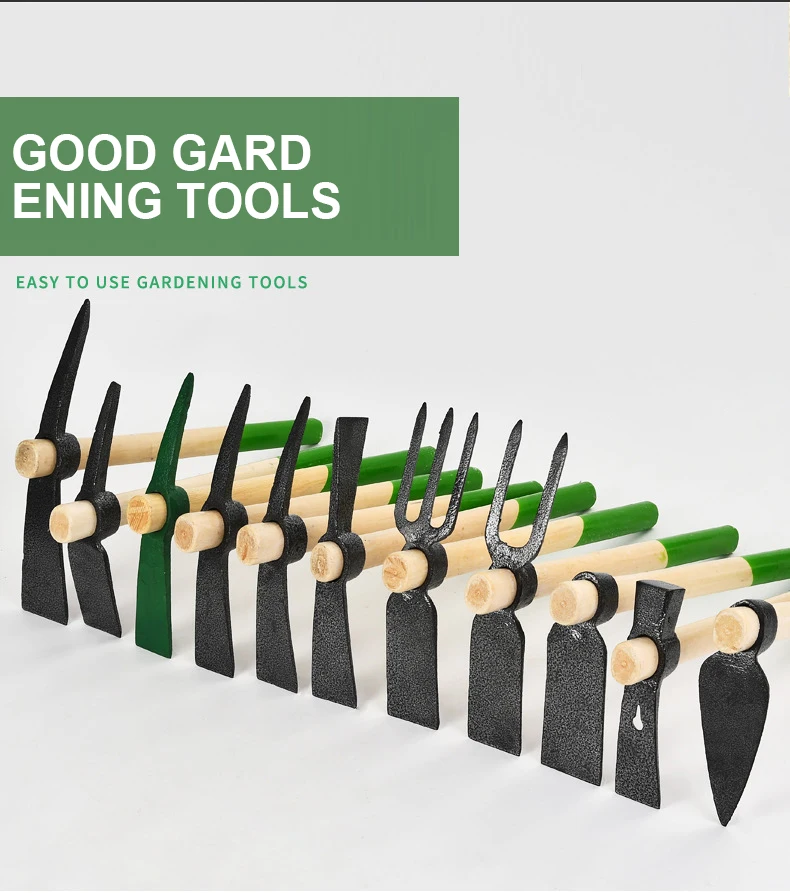 Factory Price Garden Tools Machine Making Customized Size Wooden Handle For Shovel Hoe Pickaxe