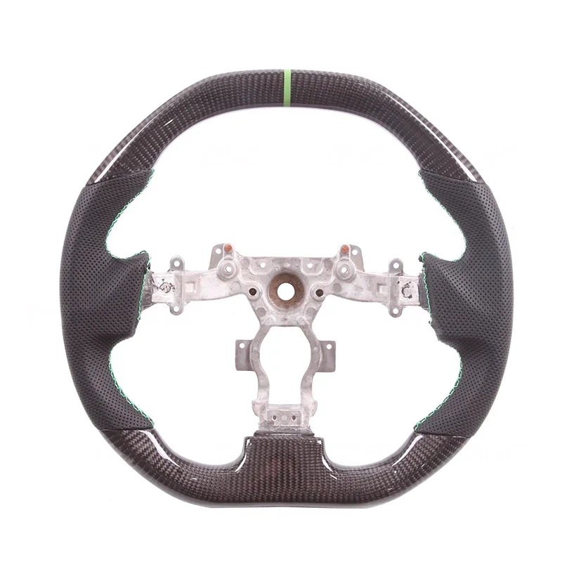 
Car Steering Wheel Real Carbon Fiber Steering Wheel Compatible with Nissan GTR R35 2008-2016 