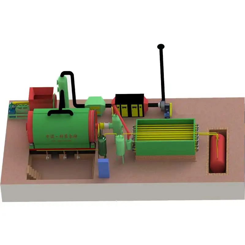plastic to oil machine recycling plant with instruction installation