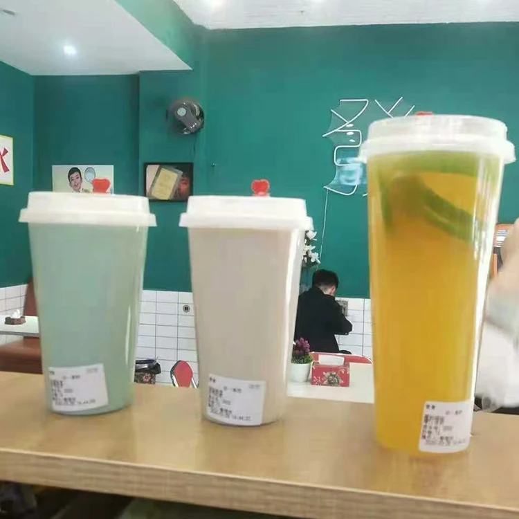 Beautiful 12oz 16 oz 22oz 24oz 28 oz plasti ice cream /smoothie  PP injection cup with lid