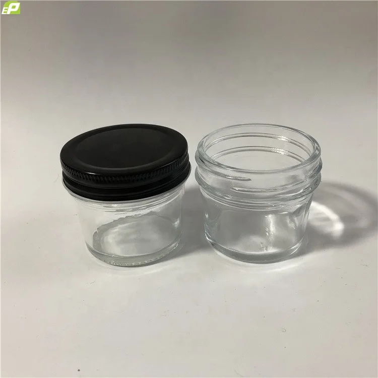 \150ml 250ml Small round jam glass jar for 100ml for chili garlic sauce salsa jars glass