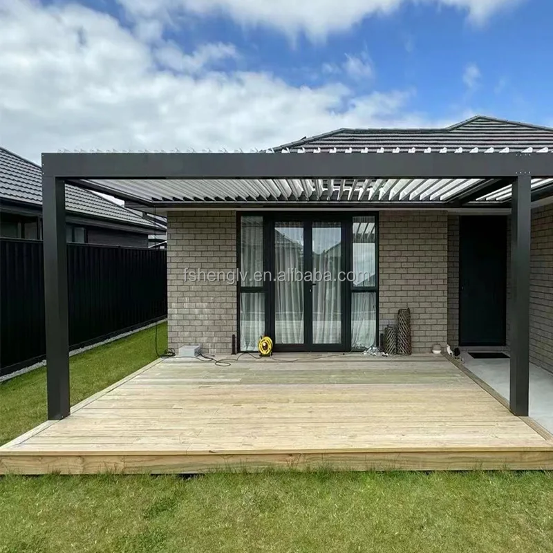 Pergola outdoor electrical pergolas and gazebos outdoor garden folding electric gazebo pergola