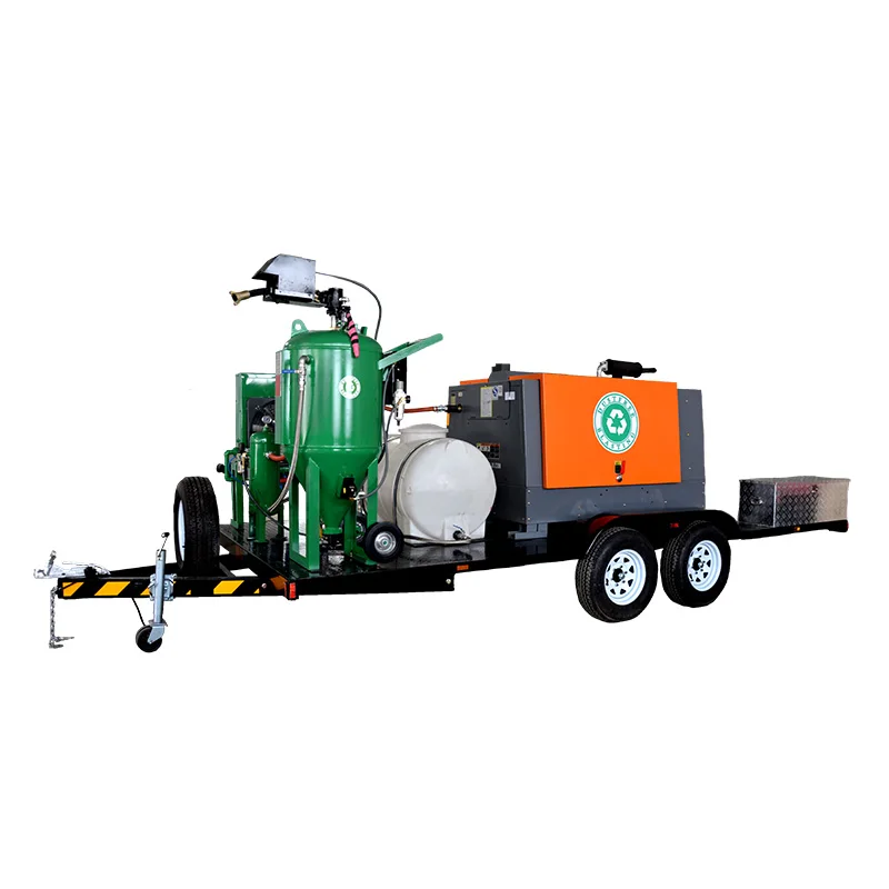 
DB800 Mobile Sand Blaster Machine /sand blasting tank 
