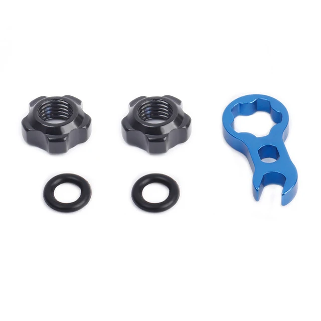 Road Bicycle Valve Nut With Washer Cap Set MTB Road Bike Presta Tire Valve Fixed Nut Cycling Tire Covered Protection Accessories