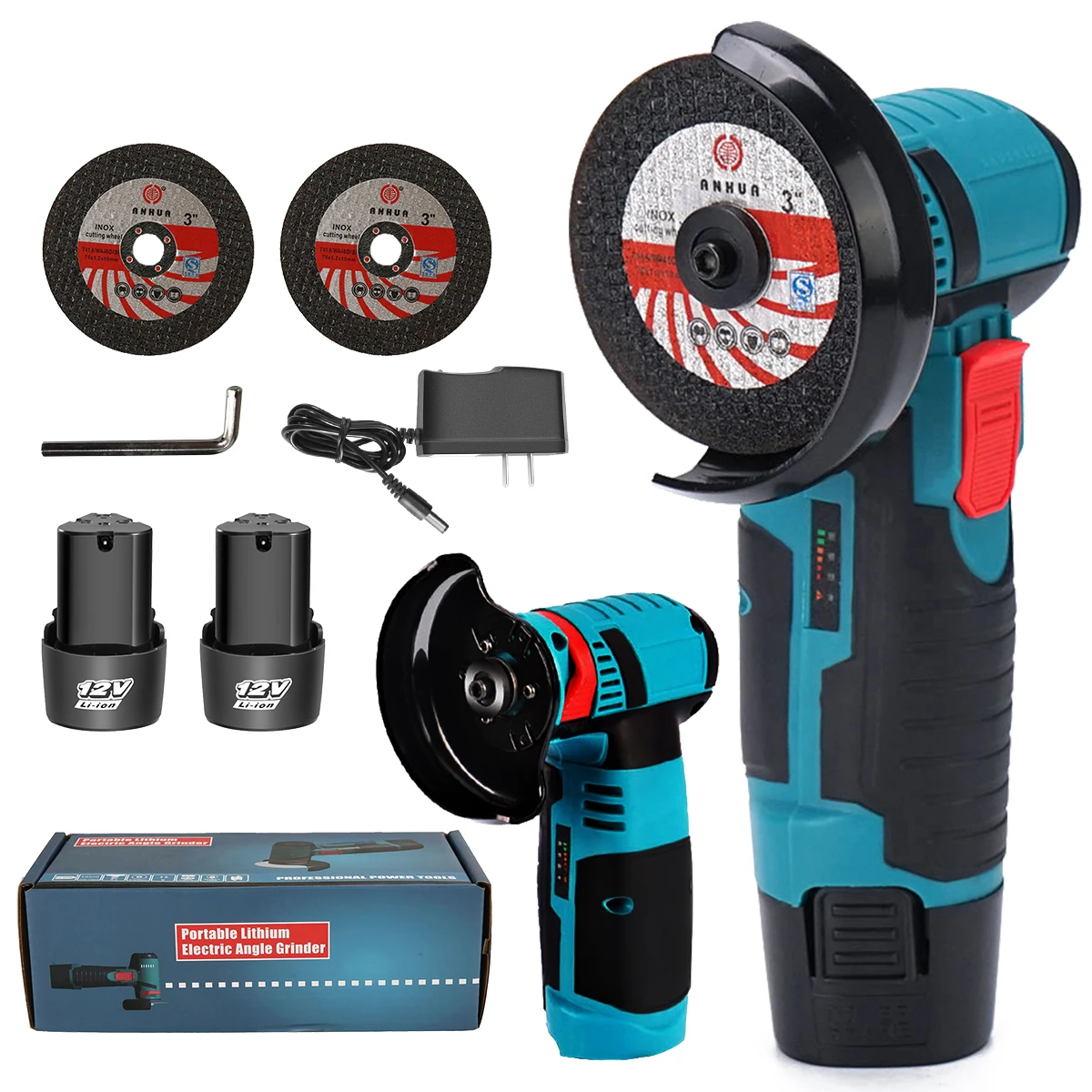Mini brushless angle grinder with battery herramientas amoladora angular cordless angle grinder electric angle grinder