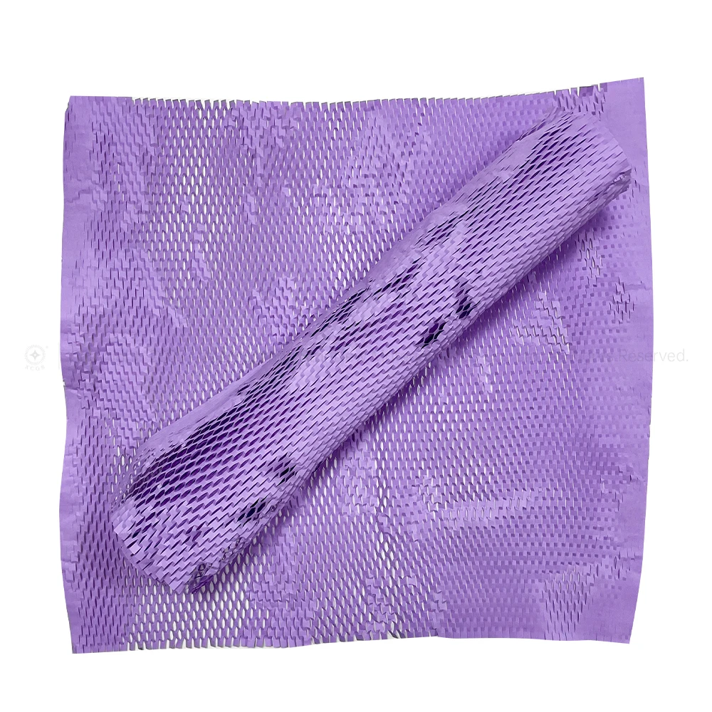 30CM*30M brown Wrapping material buffer mesh honey comb paper roll filler honeycomb paper