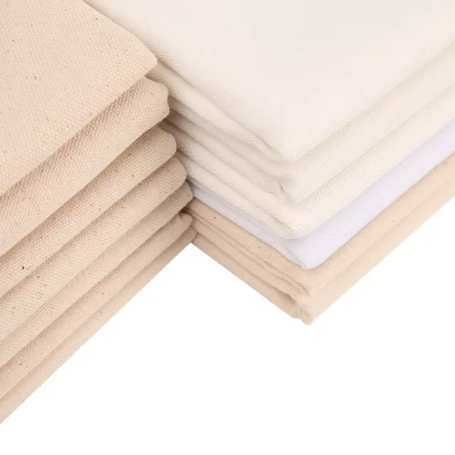 100% cotton  grey fabric manufacturer canvas fabric for straps bags shoes