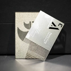 Custom Private Printing Metal Magnetic Stripe Card Metal Business Cards Sublimation Metal Luxury Aluminum Business Card