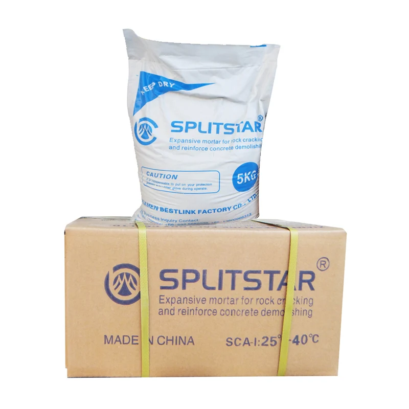 Hot selling fast stone cement control demolition china cracking agent for wholesales