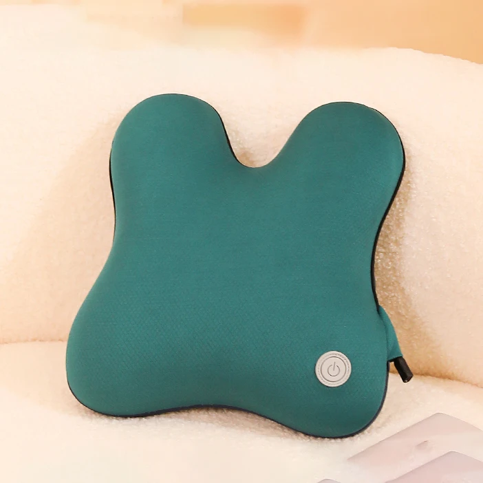 car seat waist massager cushion for calf thigh belly body neck back shiatsu massager cushion pillow with heating and vibration