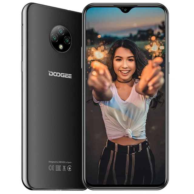DOOGEE X95 SmartPhones Cellphones 6.52'MTK6737 16GB ROM Dual SIM 13MP Triple Camera 4350mAh Mobile Phone Android 10 OS 4G-LTE
