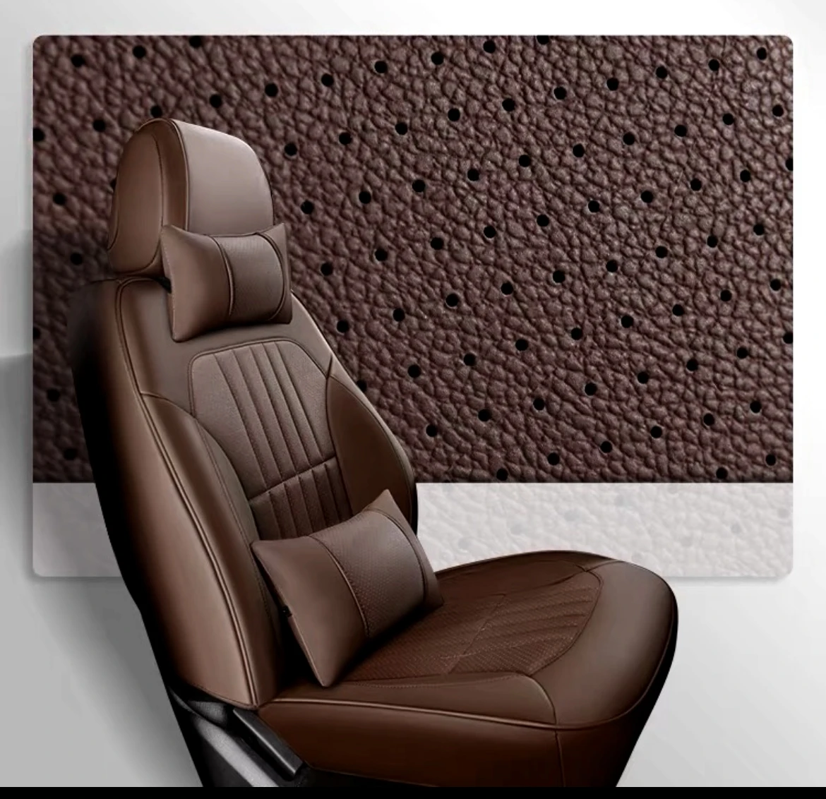 Factory Price Car Seat Covers Automotive Interior Microfiber Synthetic Faux Leather