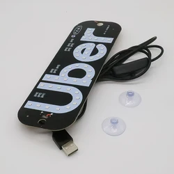 99 Taxi Ubers Grab Led Car Cab indicator USB Windshield Libre roof top light LED light box uuber taxi sign beacon
