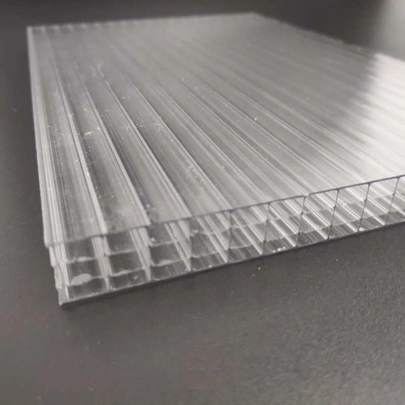 Low Cost 10Mm Clear Roofing Panel Multilayer Plastic Hollow Sheet Polycarbonate Sheet