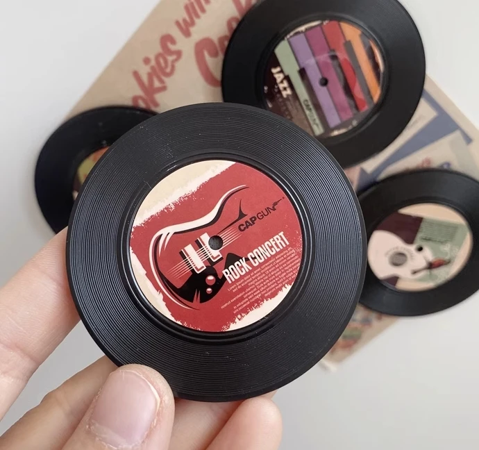 Vinyl record refrigerator magnet Nostalgic retro style home decoration magnet Korea popular refrigerator magnet