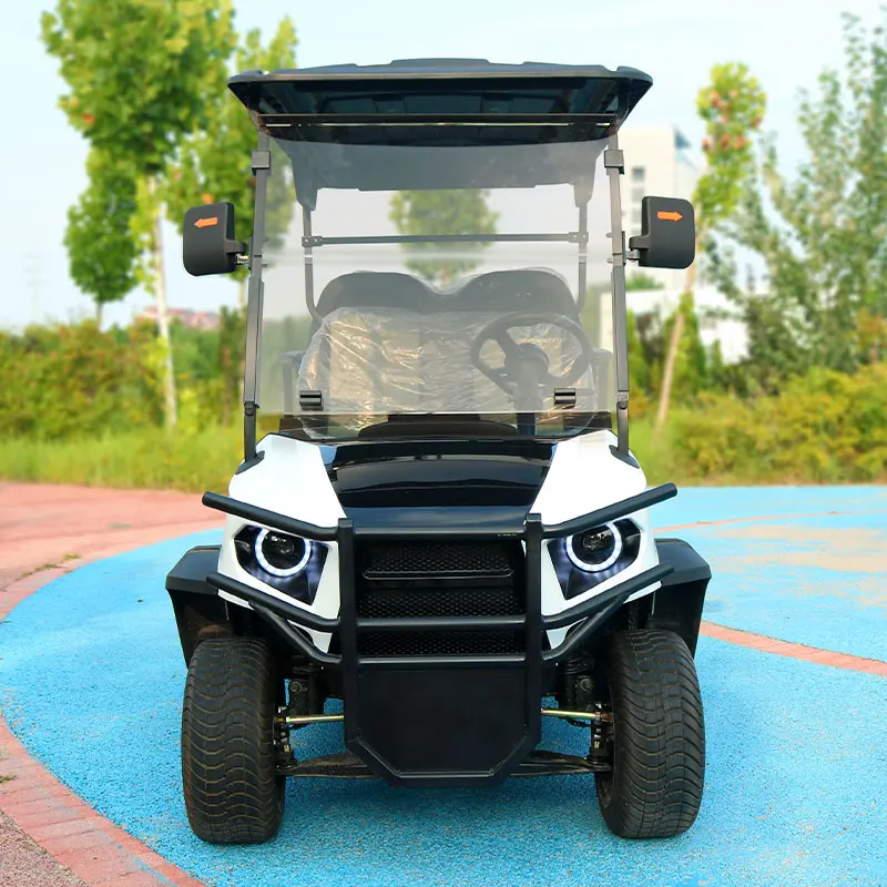 Новая электрическая тележка для гольфа 4x4 с литиевой батареей 72 В