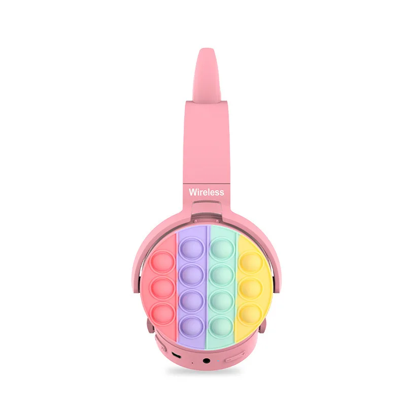 New Design Auriculares Pop It Earphone Toys Fidget Headset Headphones pop it Toys
