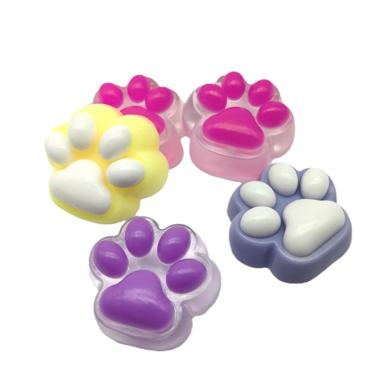 Cat Paw Mochi Toys Stress Relieve Squeeze Toys Anti Stress Cat Paw Festival Soft Mochi Squishy