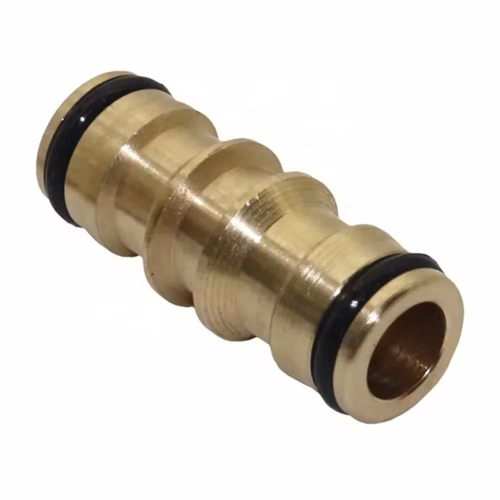 Brass Hose Straight Barb Fittings Quick Connect Car Wash Water Pipe Fittings Garden Water Hose Connector Brass Coupling