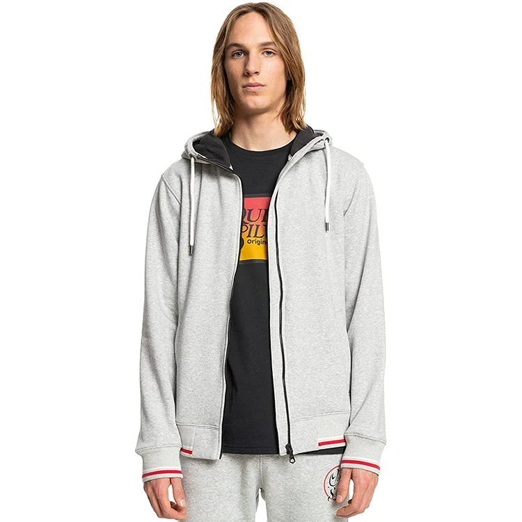 wholesale custom men acid wash black grey full zip tracksuit vintage long sleeve hoodie and sweatpants set