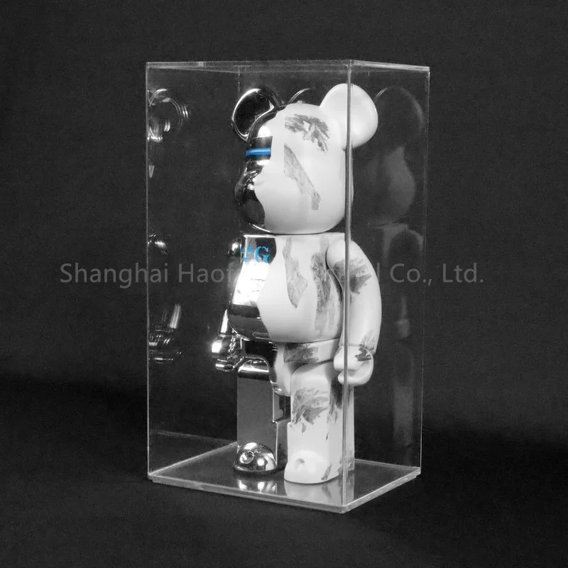 Acrylic Toy Display Box Showcase Cube Countertop Box Dustproof Protection Showcase for Action Figures