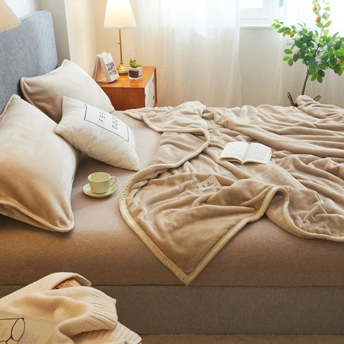 Custom Soft Polyester double side Baby Pet Waterproof Polar Flannel Fleece Blanket