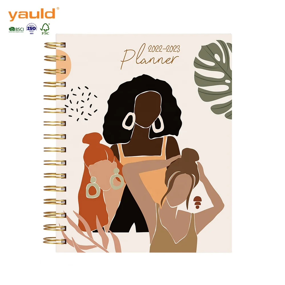 2022-2023 Дизайнерская обувь по индивидуальному заказу A4 A5 спираль учитель Организатор Еженедельный планировщик записная книжка дневник тетради для