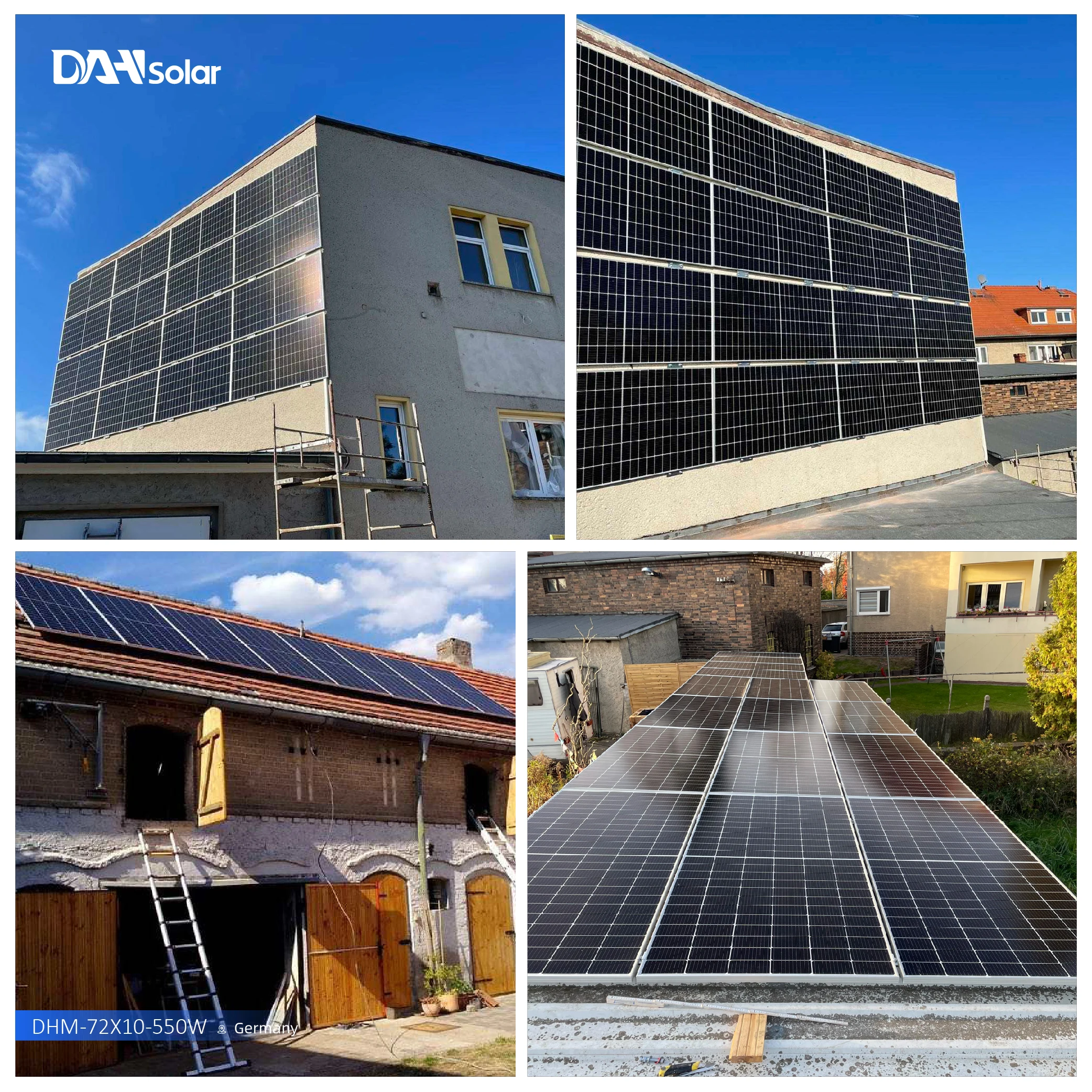 Hybrid Home Photovoltaic Panels 3KW 5KW 8KW 3Phase Solar Power System with Battery