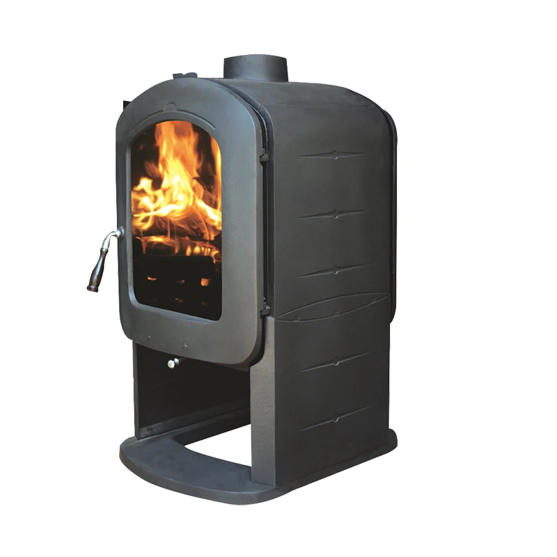 China Factory Multi-fuel Stove Cast Iron Home Indoor Wood Burning Fireplace