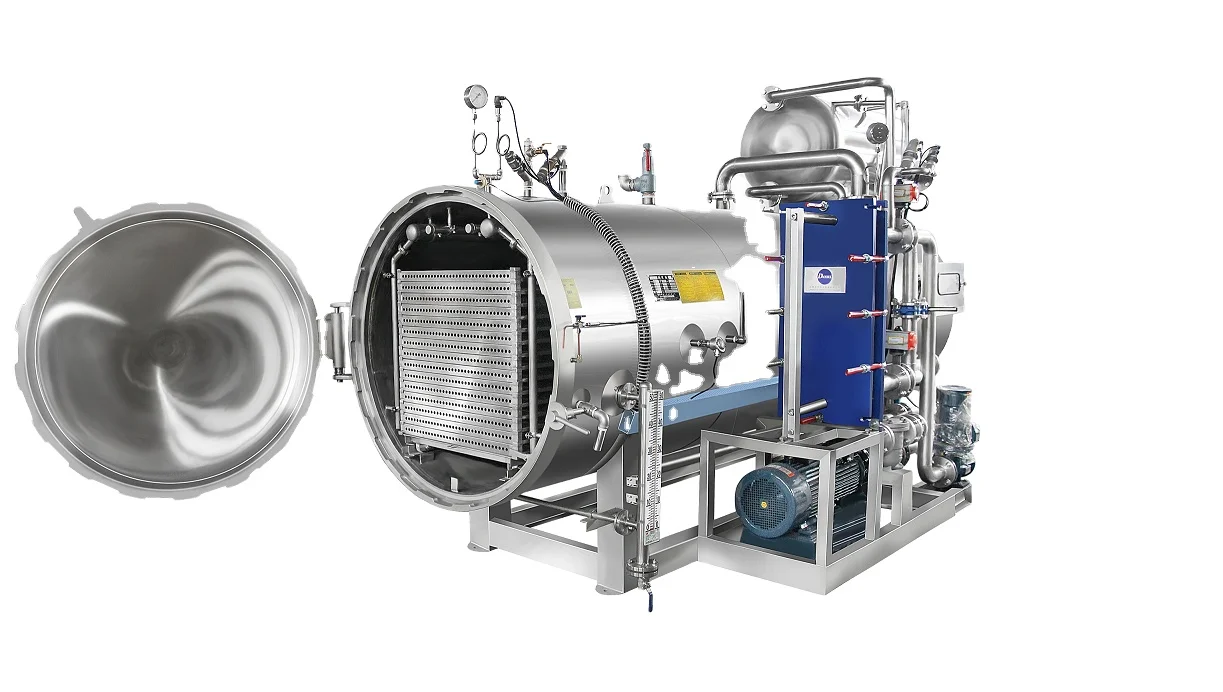 Food Bottles Steam Autoclave Retorts / fruit juice processing Sterilizer Machine / autoclave machine sterilizer